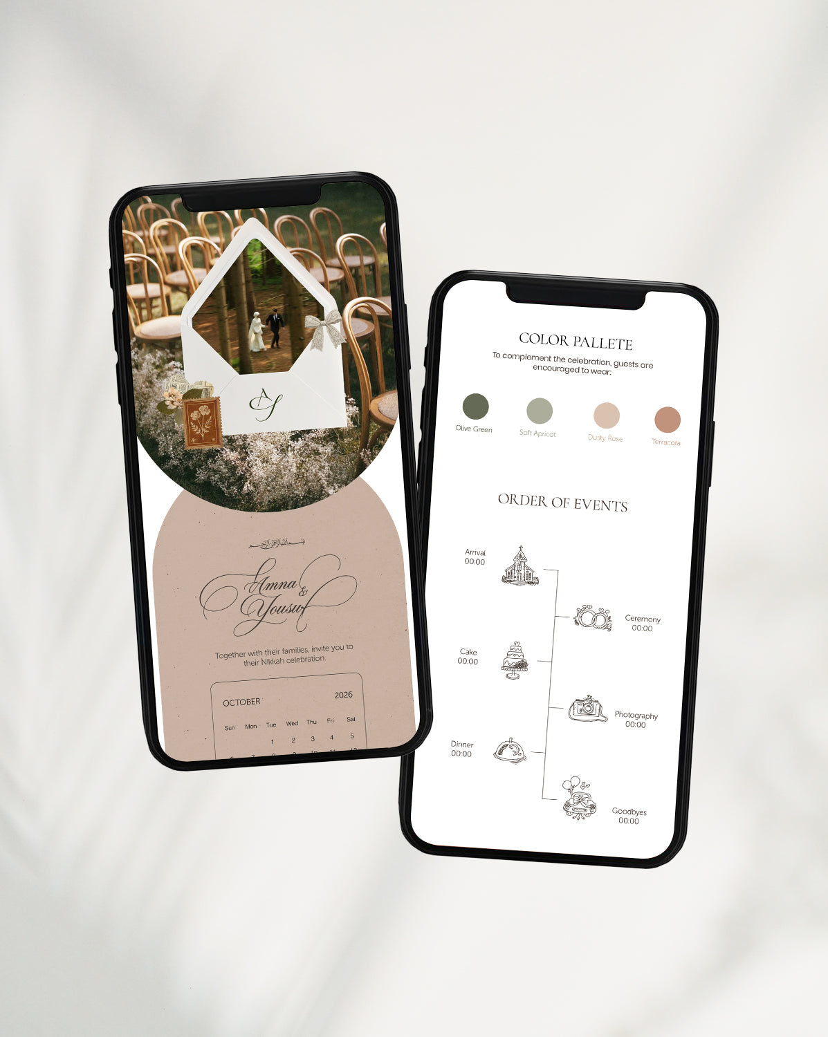 Woodland Vows — styled view