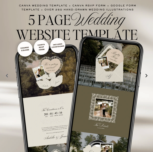 The Love Lace Nikah Website Template (BUNDLE 001)
