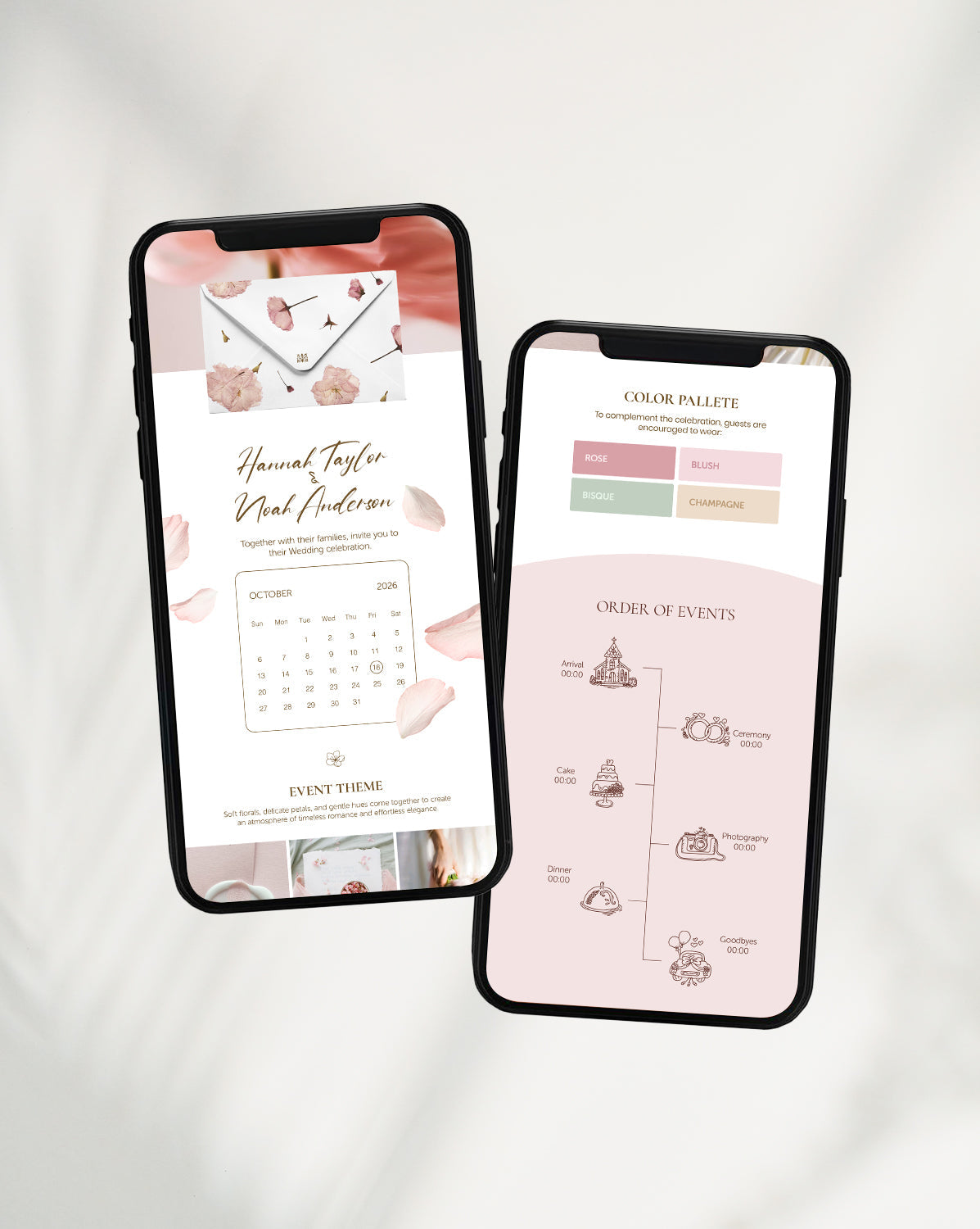 Blush Petals — styled view